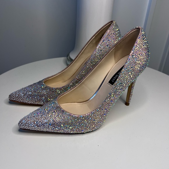 Nine West women’s glamorous silver style shoes size 6 - Picture 13 of 15